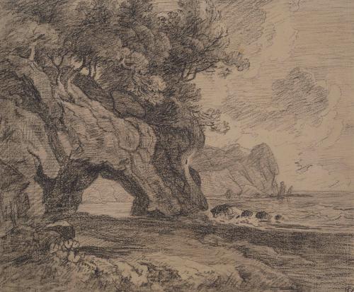 Coastal Scene with Rock Bridge