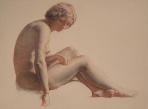 Seated Female Nude