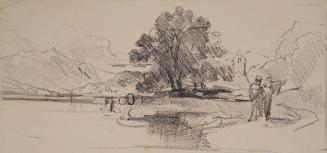 Lake Landscape with Figures