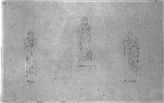 Designs for Figures of Sculpture, Painting, Architecture, History, Astronomy, and Geography