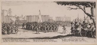 Plate 2: The Recruitment of Troops, from "The Large Miseries of War" (Les misères et les malheurs de la guerre)