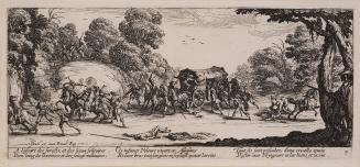 Plate 8: Highway Robbery, from "The Large Miseries of War" (Les misères et les malheurs de la guerre)