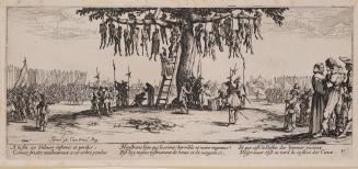 Plate 11: The Hanging, from "The Large Miseries of War" (Les misères et les malheurs de la guerre)