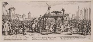 Plate 14: The Wheel, from "The Large Miseries of War" (Les misères et les malheurs de la guerre)