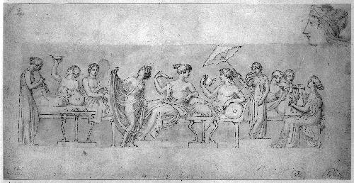 Frieze of Classical Figures