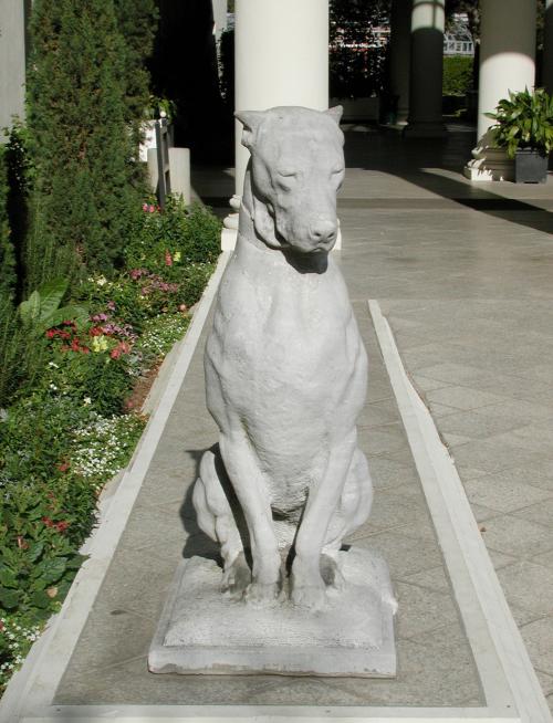 Carved Stone Dog