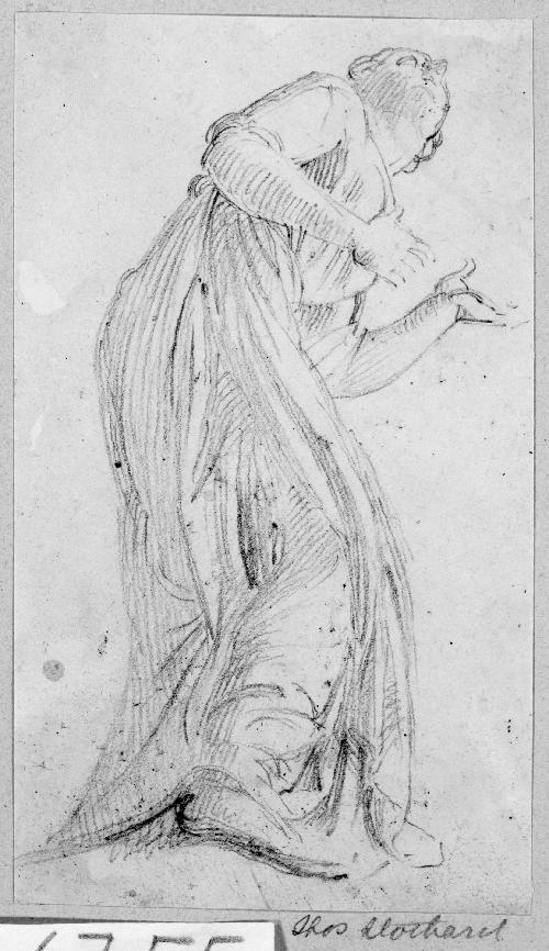 Study of Draped Female Figure