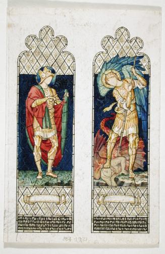 Saint Martin; Saint Michael Killing the Demon