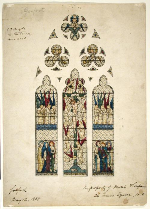 Three Marys; Christ on the Cross; Saint John; Nicodemus and Saint Joseph