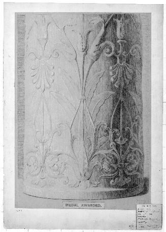 School Study of Carved Pillar